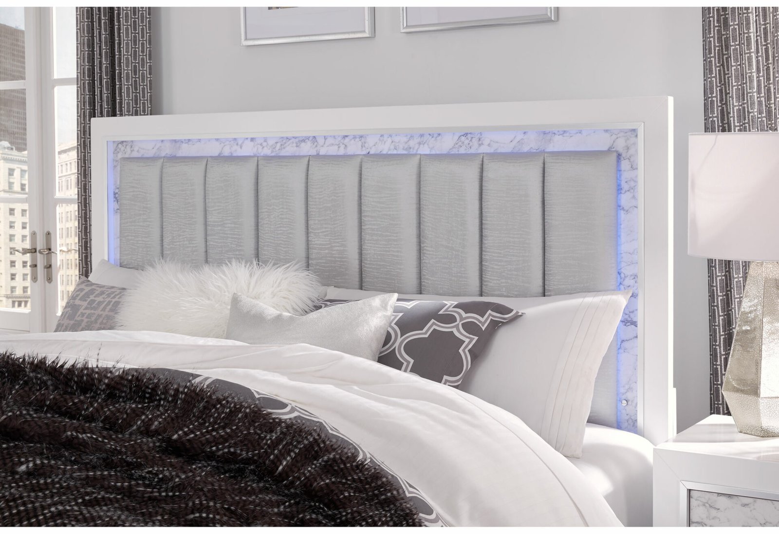 SANTORINI WHITE FULL BED - Image 2