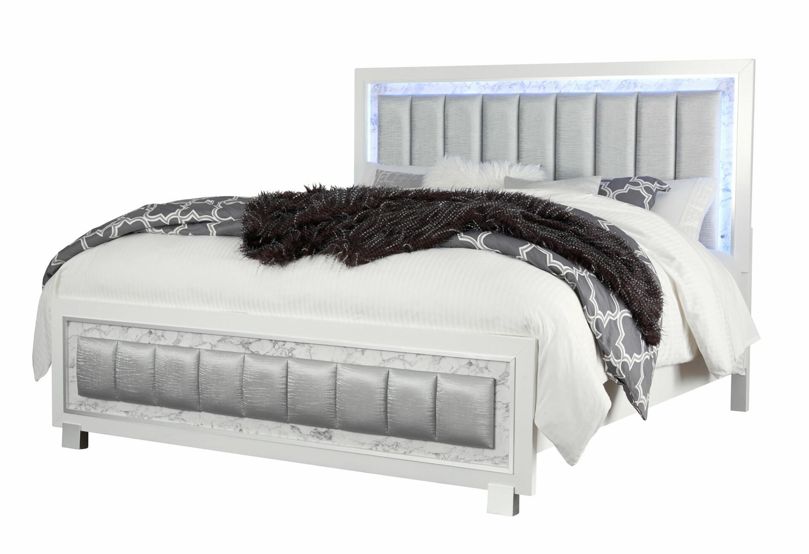 SANTORINI WHITE FULL BED - Image 3