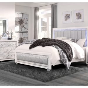 SANTORINI WHITE QUEEN BED GROUP