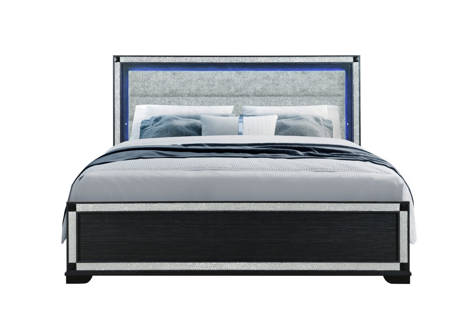 SOLEIL CHARCOAL KING BED