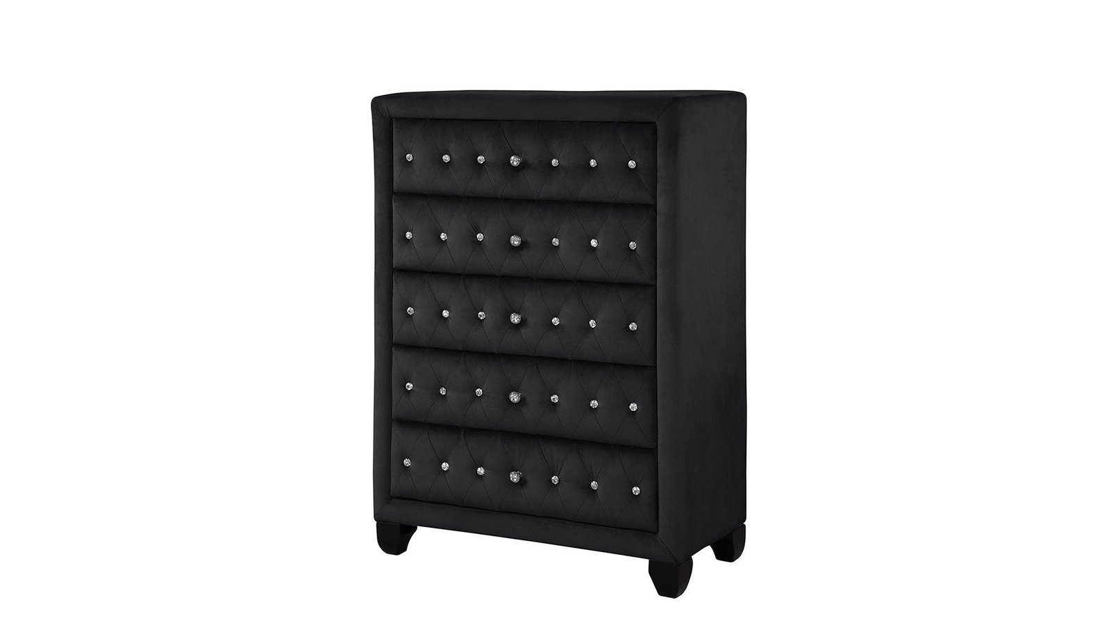 HAZEL QUEEN 4 PC BEDROOM SET IN BLACK - Image 7