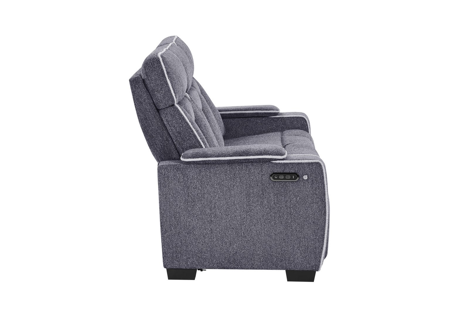 U1895 GREY P2 RECLINING SOFA WITH IS AND LED - Image 3