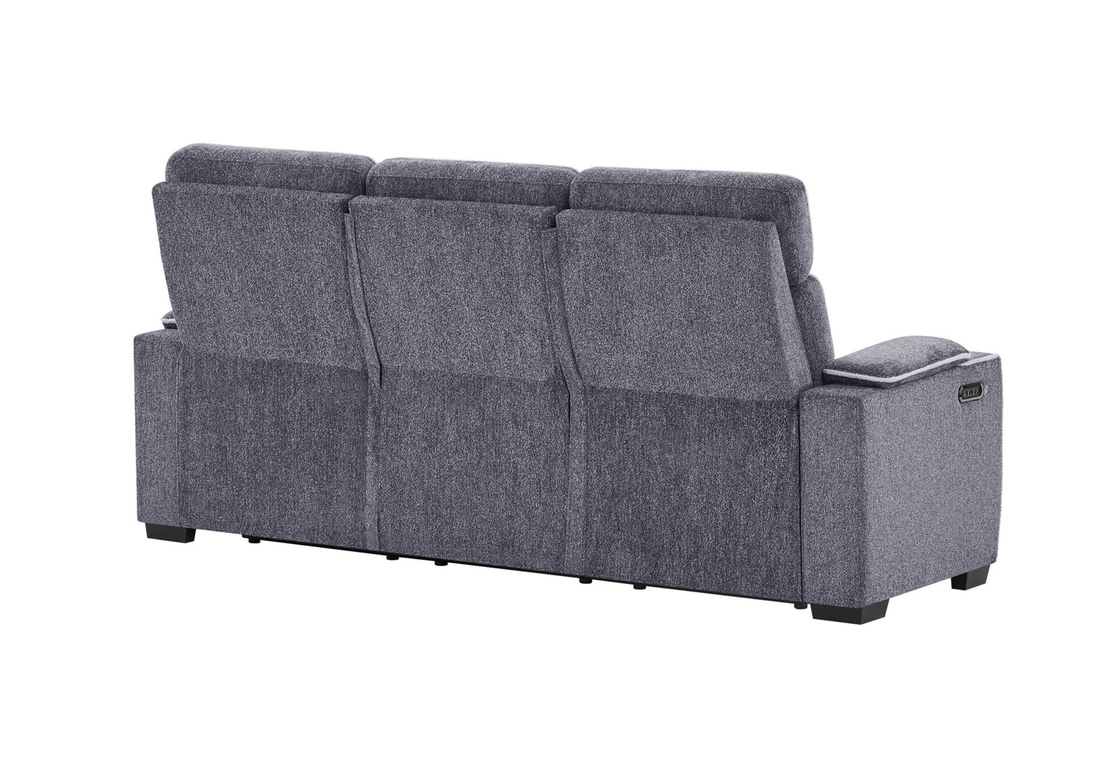 U1895 GREY P2 RECLINING SOFA WITH IS AND LED - Image 4