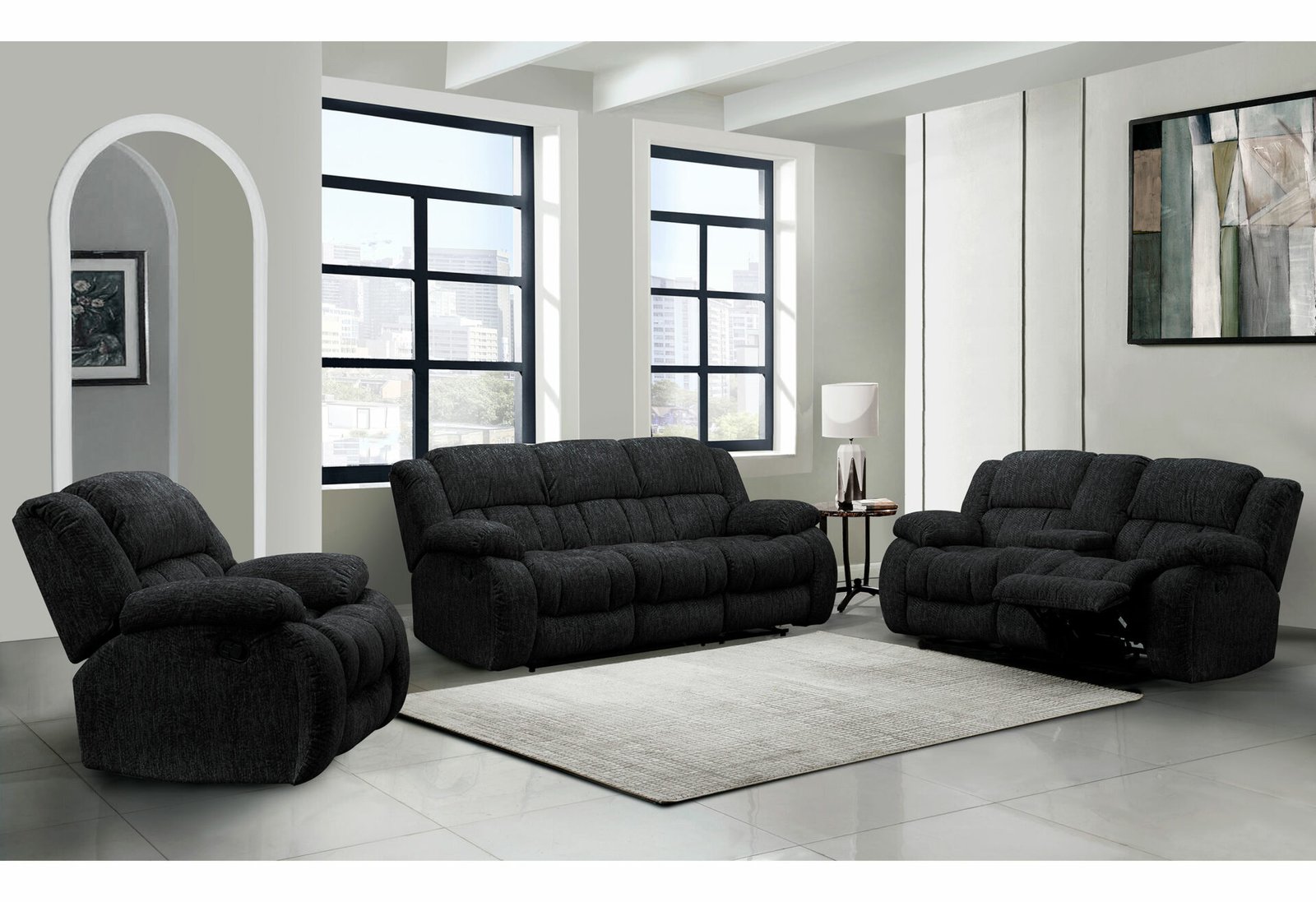 U250-EBONY-3PCS-1-4.jpg U250 EBONY GLIDER RECLINER - Image 2