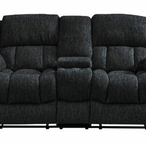 U250 EBONY CONSOLE RECLINING LOVESEAT