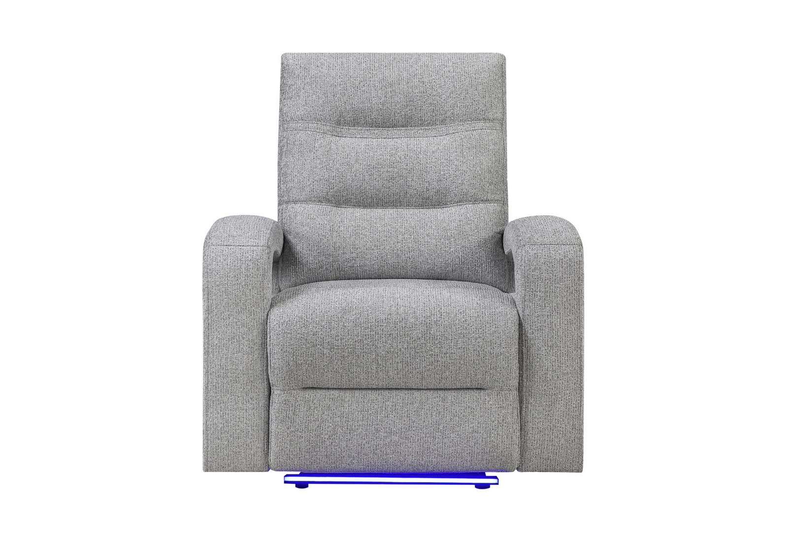 U6611 GREY 15 POWER RECLINER WITH LED