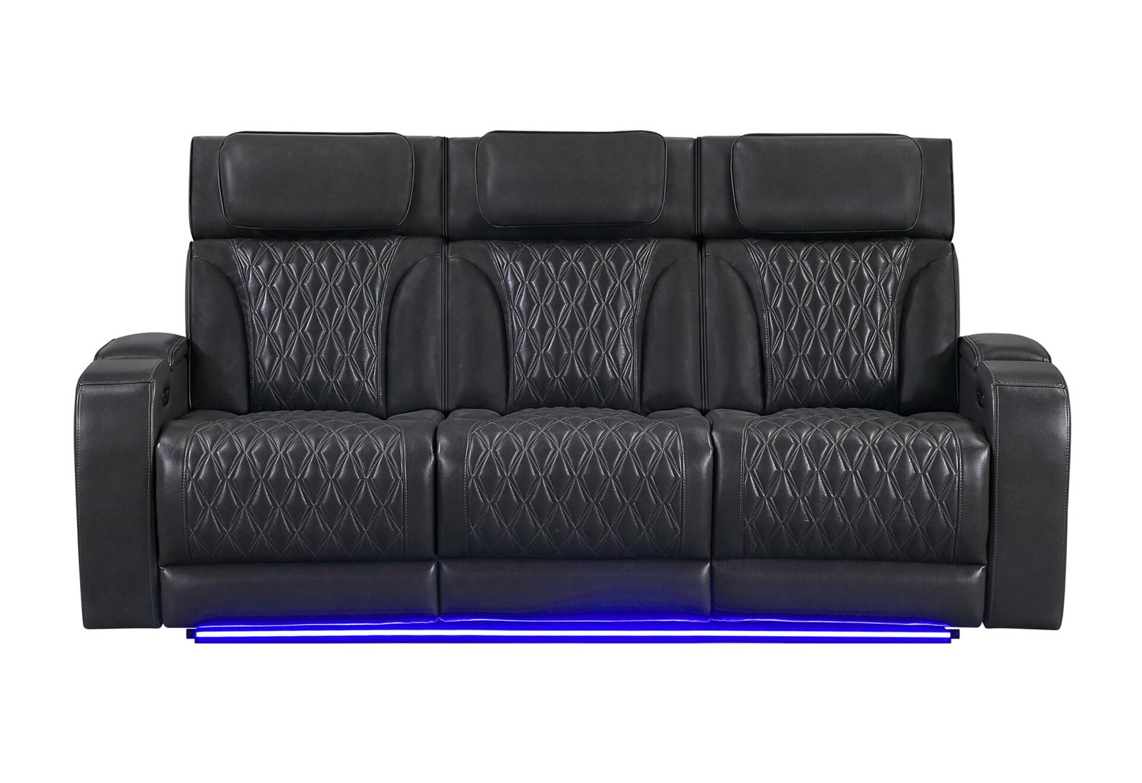 U8611 BLANCHE CHARCOAL P2 PWR REC SOFA/PWR CON REC LOVESEAT/PWR REC - Image 4