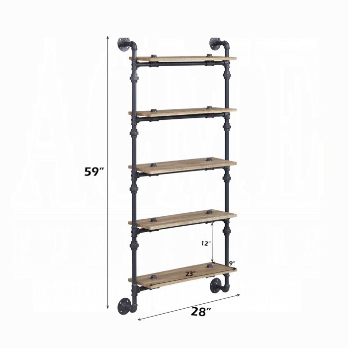 ac00738_dim.jpg Brantley Wall Rack W/5 Shelves - Image 2