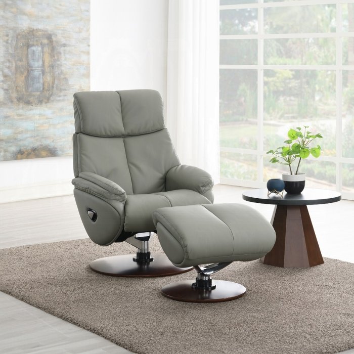 Kandoro MOTION ACCENT CHAIR W/SWIVEL & OTTOMAN