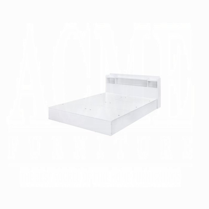 Perse Queen Bed W/Storage