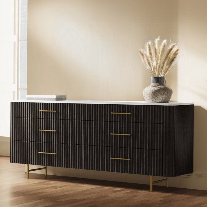Clayten Dresser w/Marble Top