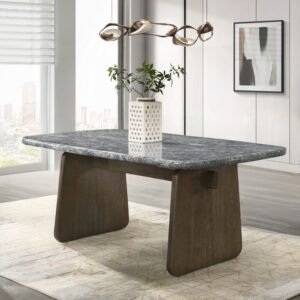 Dillon Dining Table w/Natural Marble Top