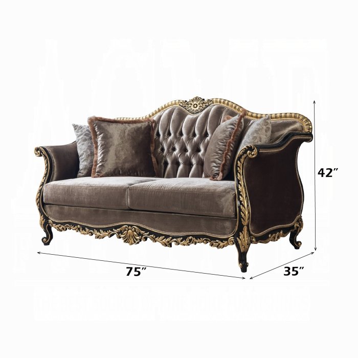 Betria Loveseat W/4 Pillows