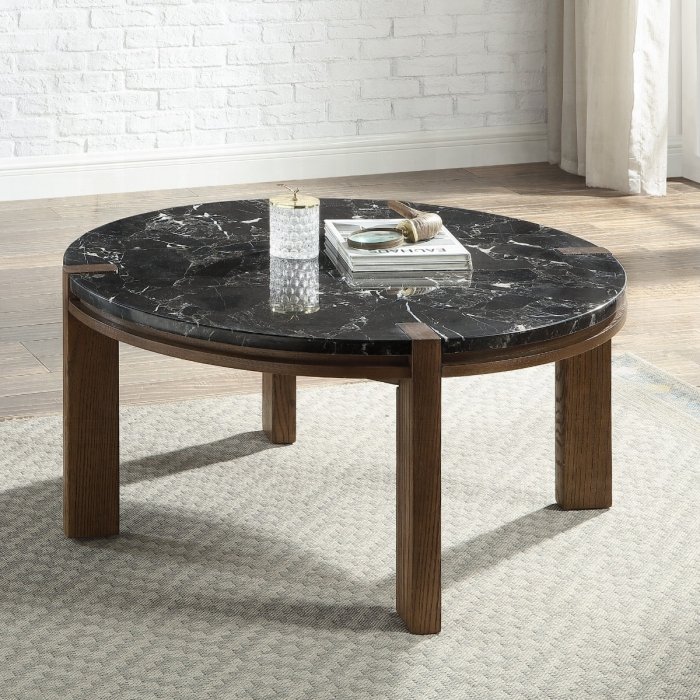 Estella Coffee Table w/Marble Top