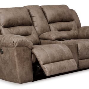 Stoneland DBL REC PWR Loveseat w/Console