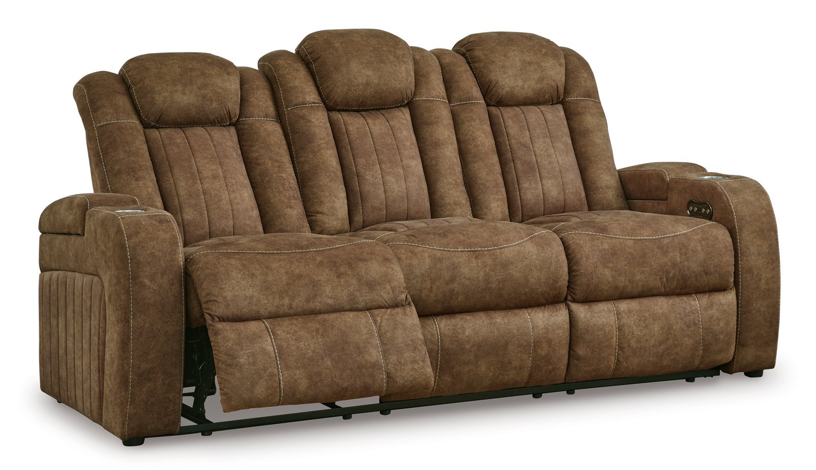 Wolfridge PWR Reclining Sofa w/Adj Headrest & DDT