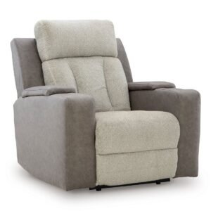 Stately Check PWR Recliner/ADJ Headrest