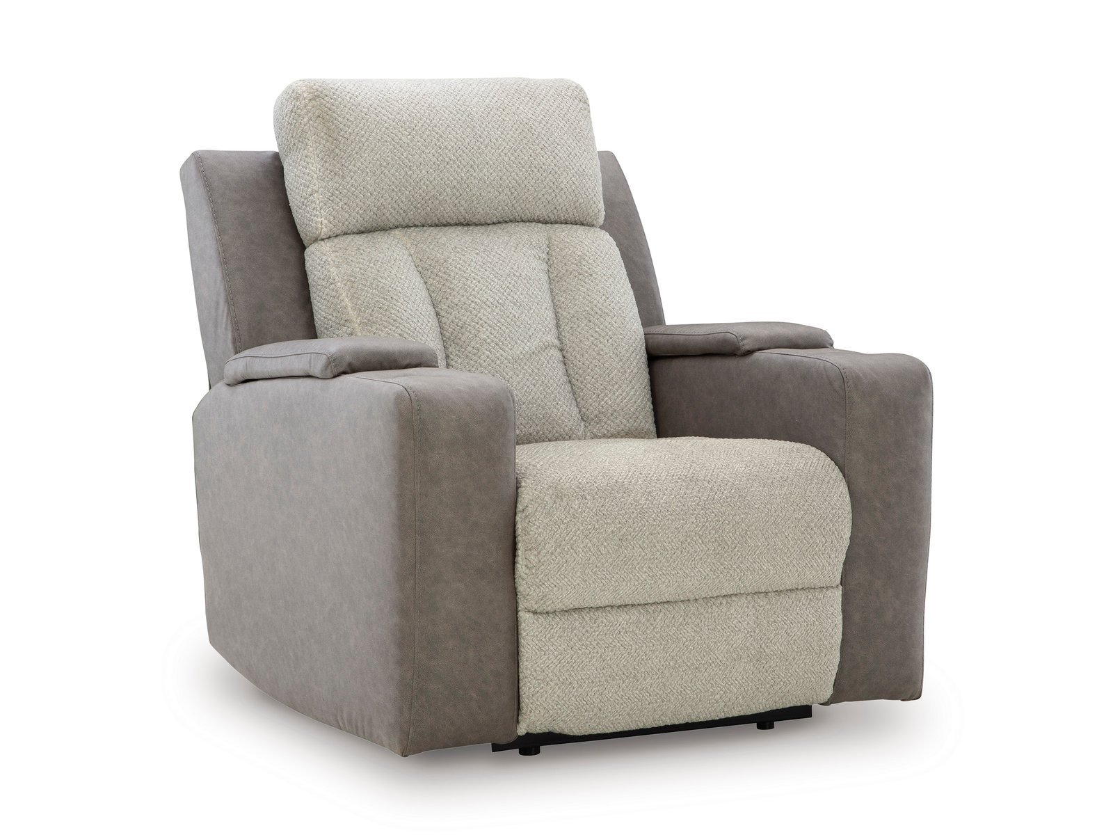 Stately Check PWR Recliner/ADJ Headrest