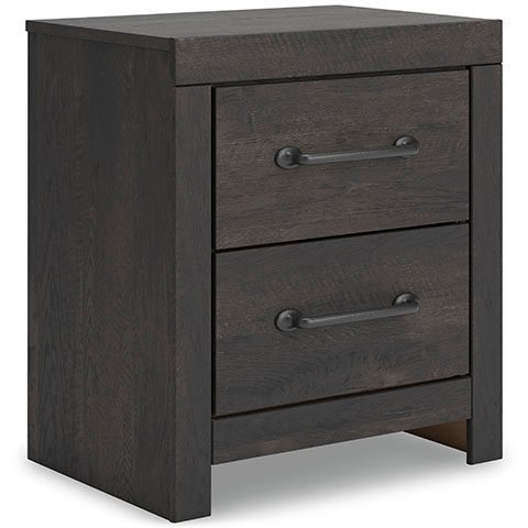 Delmorta Two Drawer Night Stand