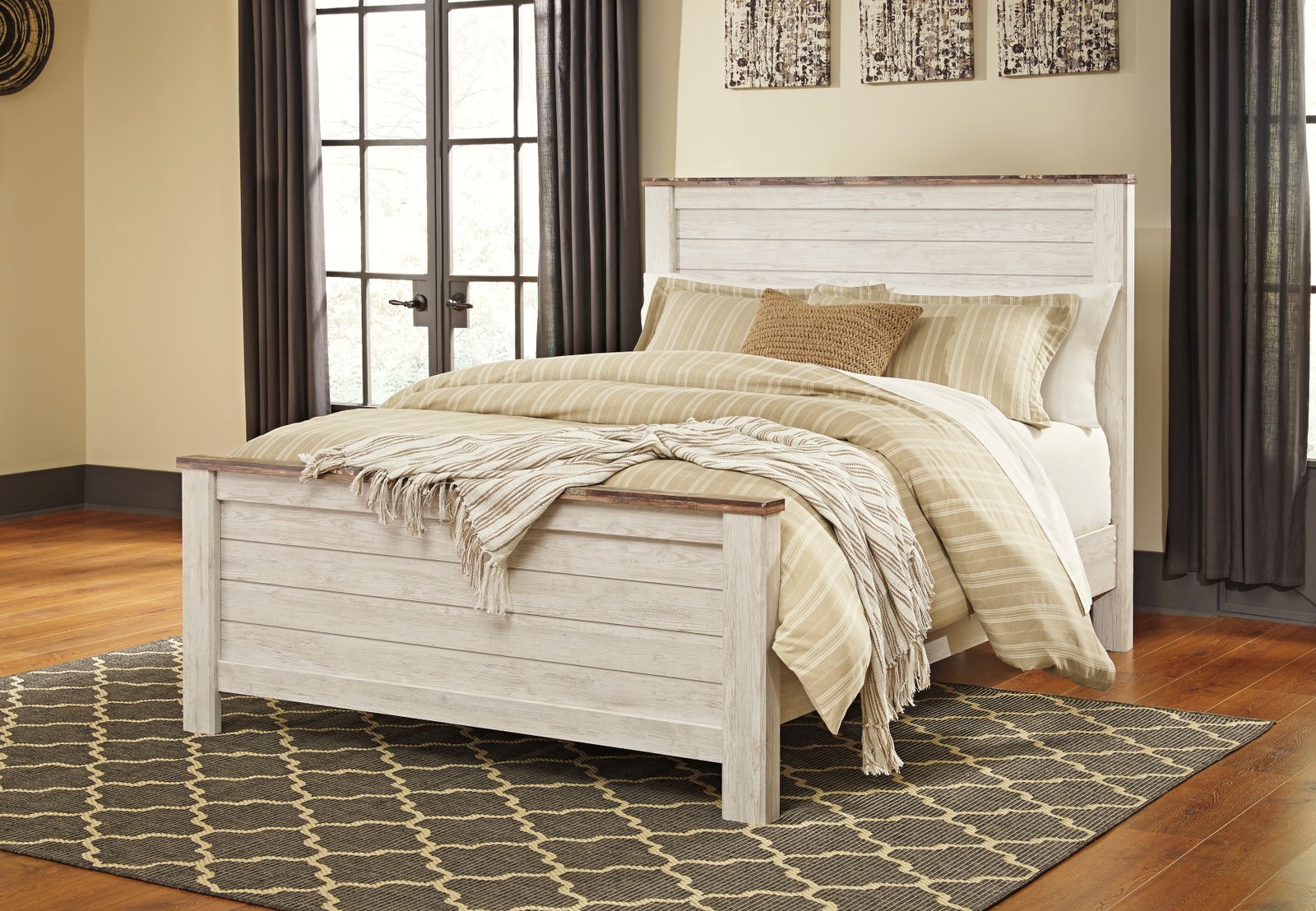 B267 Qn Panel – Queen Panel Bed – 54/57/98
