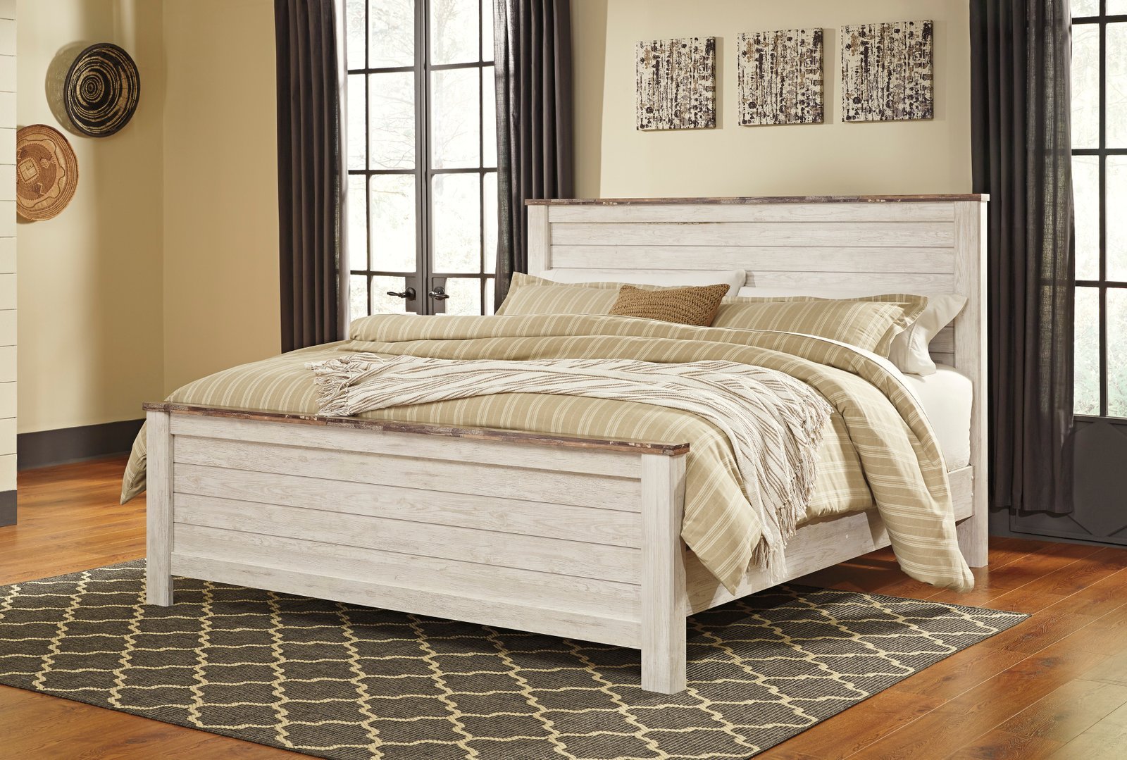 B267 Kg Panel – King Panel Bed – 56/58/99