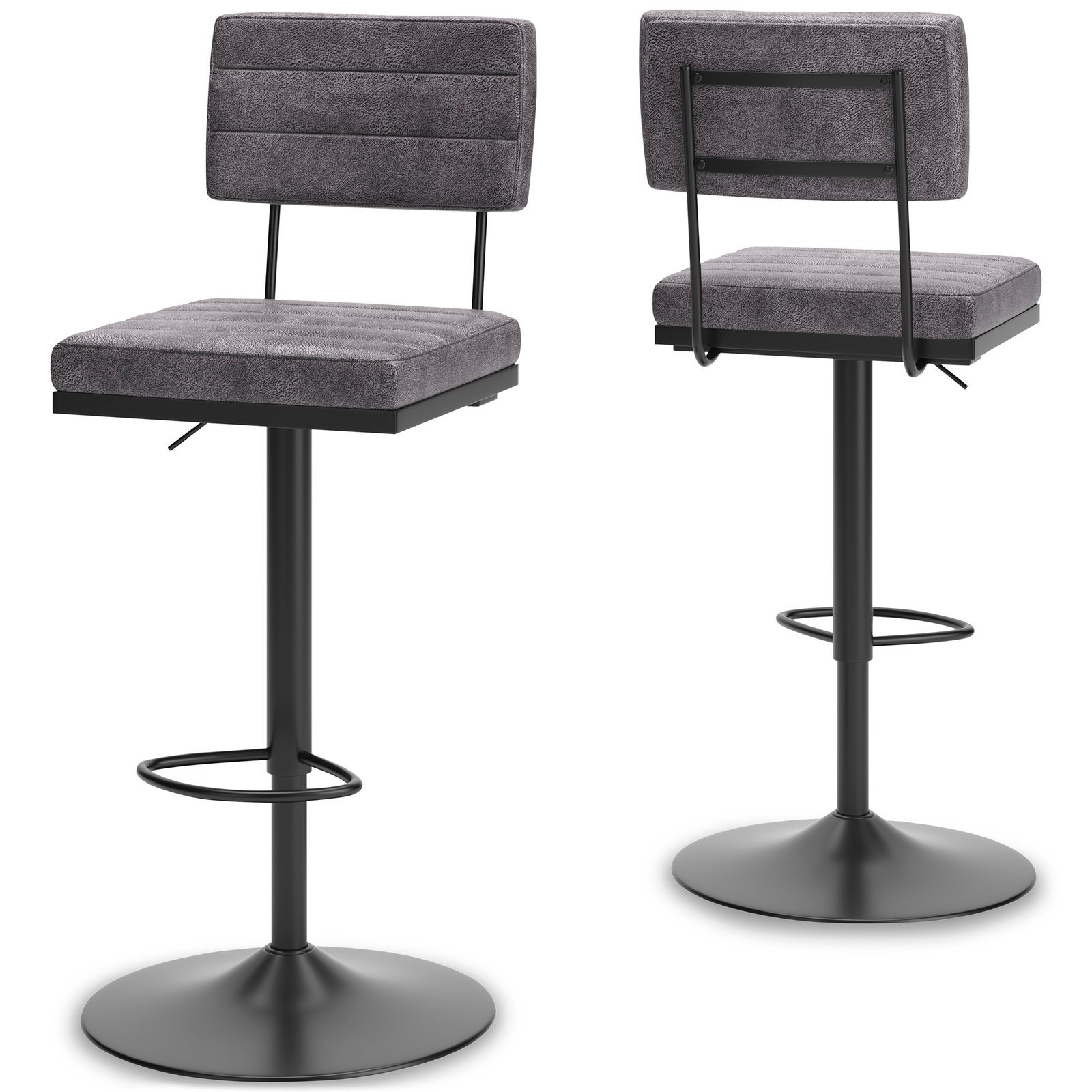 Strumford Tall Swivel Barstool (2/CN)