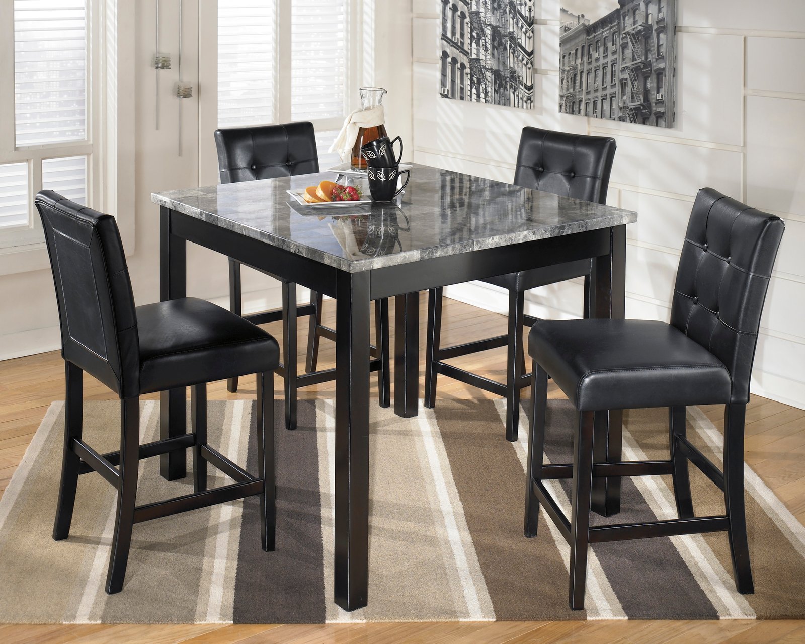 Maysville Square Counter Tbl Set (5/Cn)