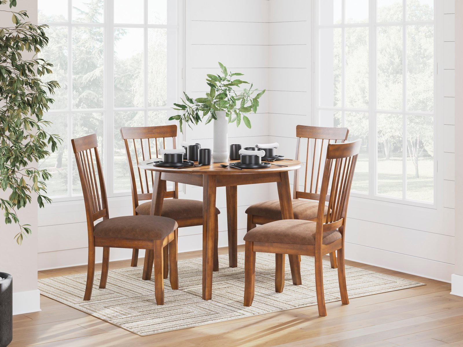 Berringer Round DRM Drop Leaf Table