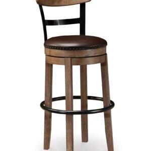 Pinnadel Tall Uph Swivel Barstool (1/Cn)