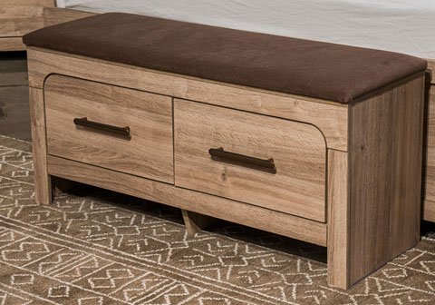 Hollymount Bedroom UPH Storage Bench