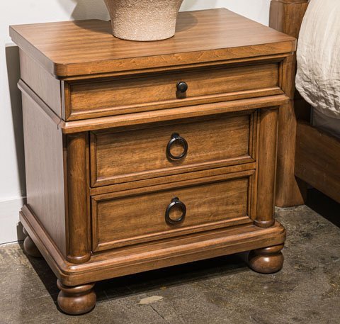 Chadworth Three Drawer Night Stand