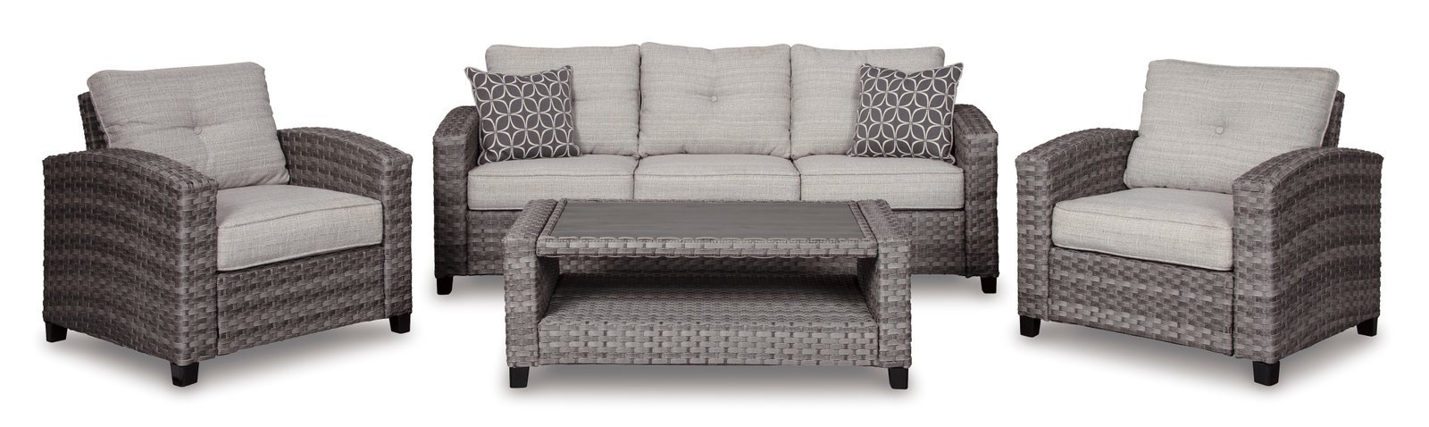 Oasis Court Sofa/Chairs/Table Set (4/CN)