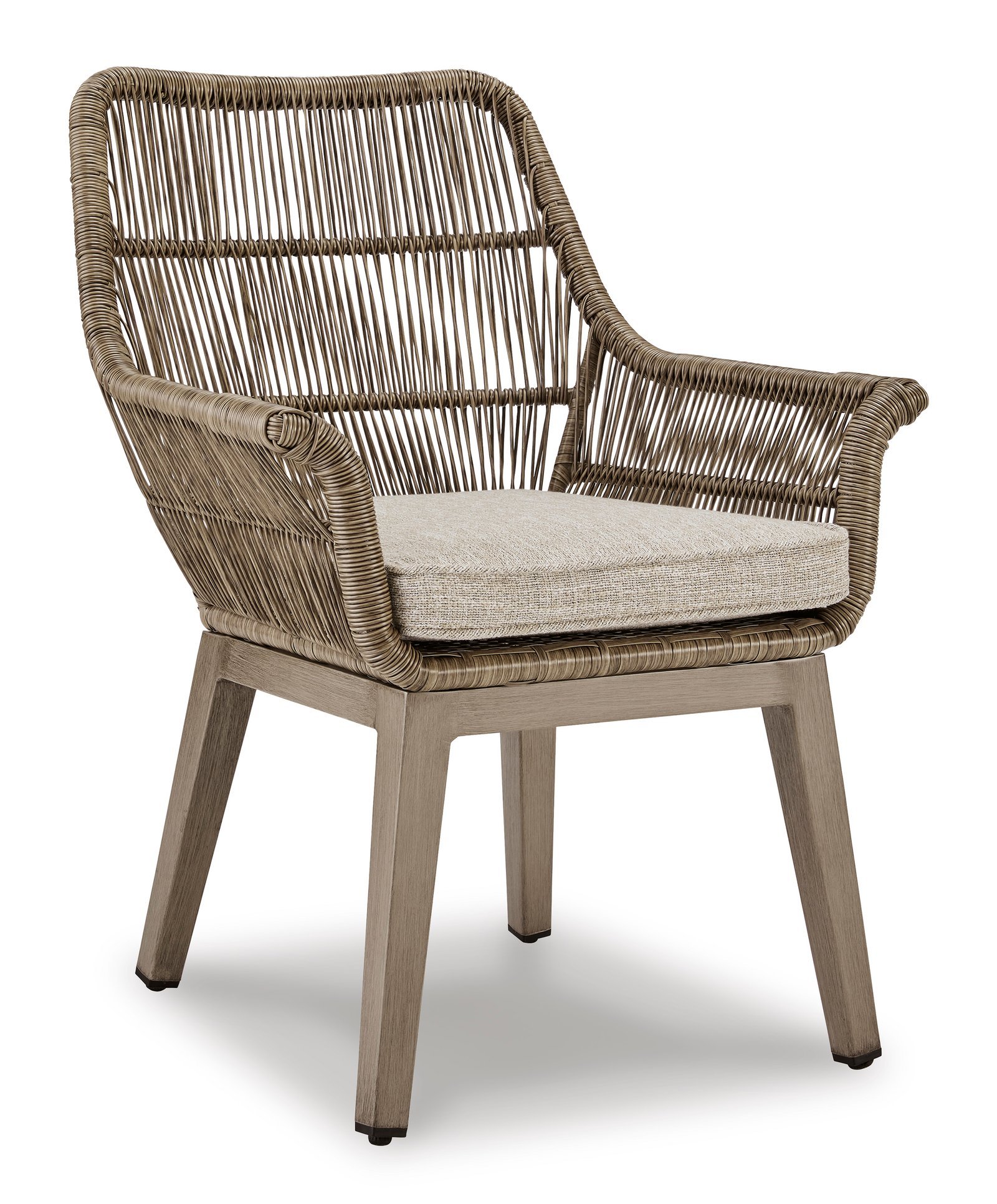Beach Front ARM CHAIR WITH CUSHION (2/CN)