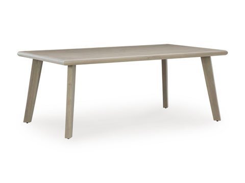 Carisbo RECT Dining Table w/UMB OPT